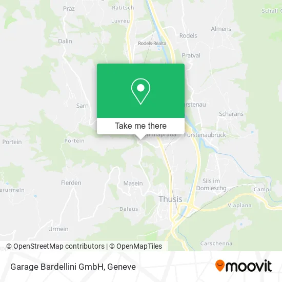 Garage Bardellini GmbH map