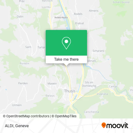 ALDI map
