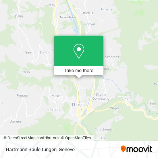 Hartmann Bauleitungen map