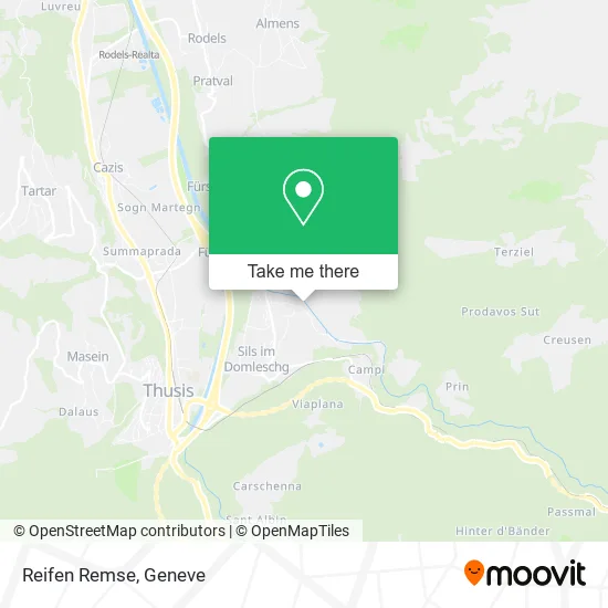 Reifen Remse map