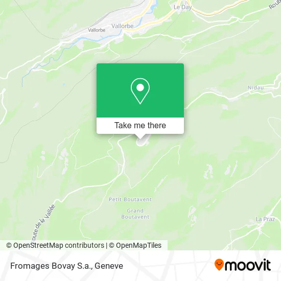 Fromages Bovay S.a. map