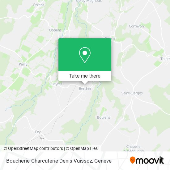 Boucherie-Charcuterie Denis Vuissoz map