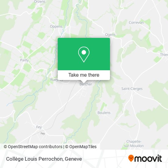 Collège Louis Perrochon map
