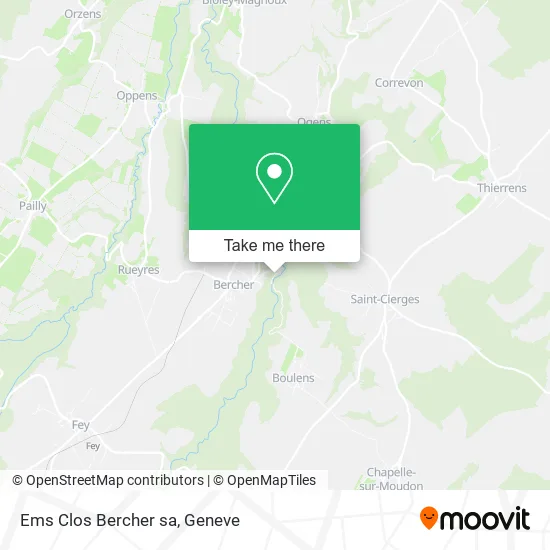 Ems Clos Bercher sa map