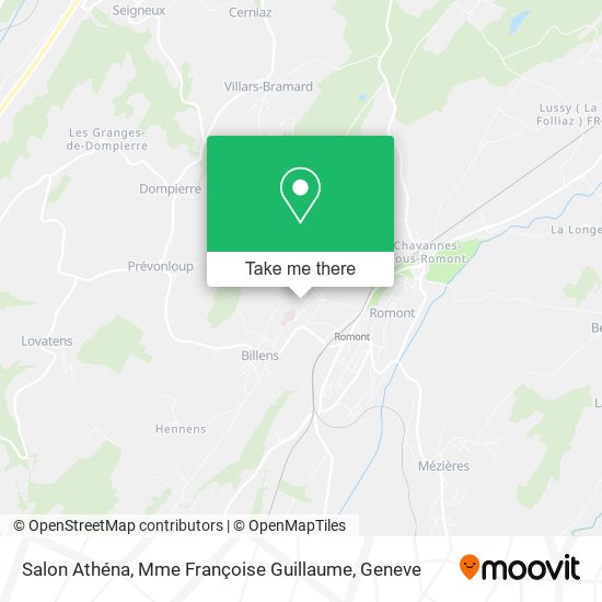 Salon Athéna, Mme Françoise Guillaume map