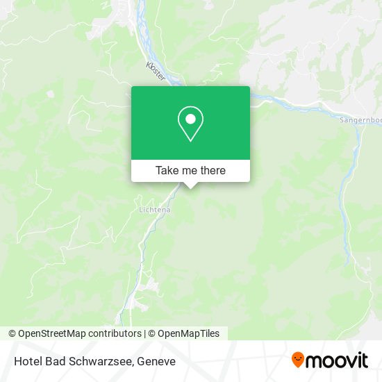 Hotel Bad Schwarzsee map