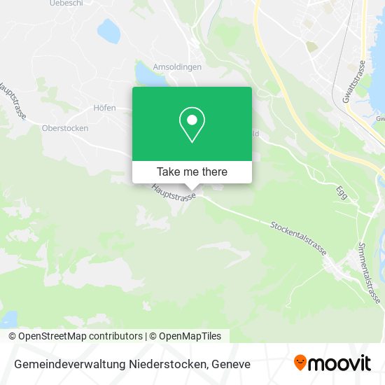 Gemeindeverwaltung Niederstocken map