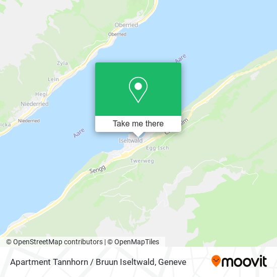 Apartment Tannhorn / Bruun Iseltwald map