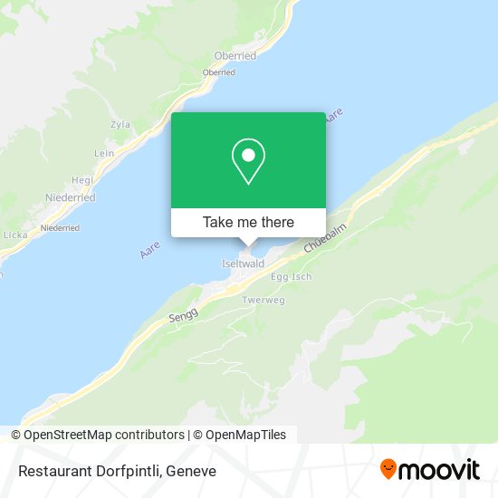 Restaurant Dorfpintli map