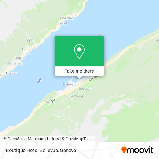 Boutique Hotel Bellevue map