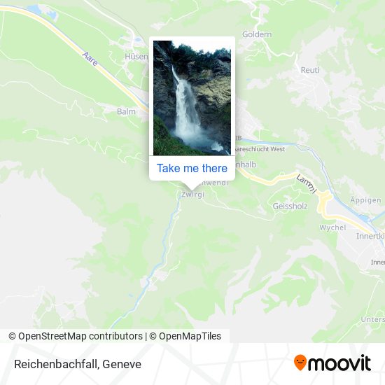 Reichenbachfall map