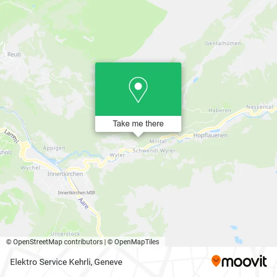 Elektro Service Kehrli map