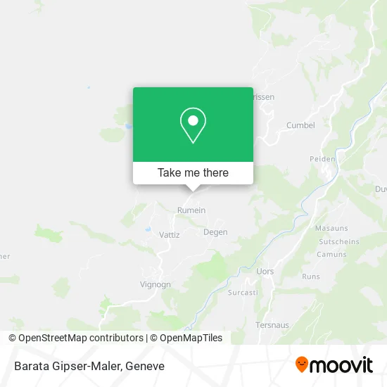 Barata Gipser-Maler map