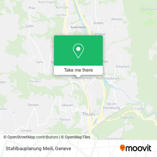 Stahlbauplanung Meili map