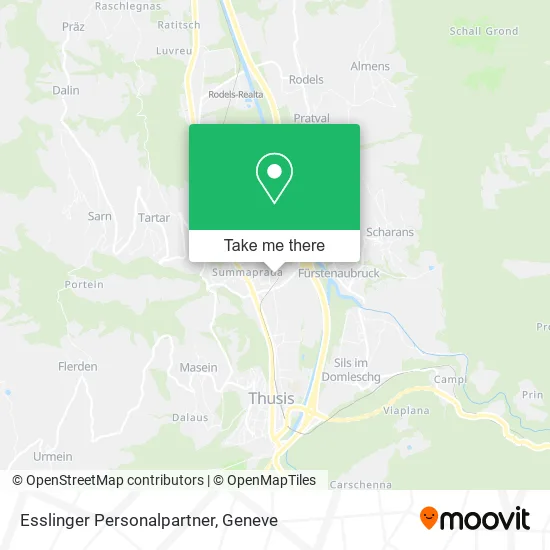 Esslinger Personalpartner map