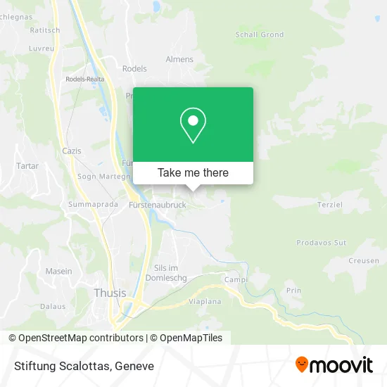 Stiftung Scalottas map