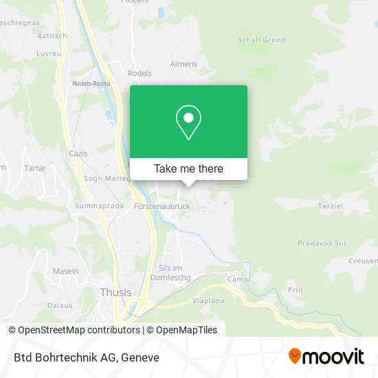 Btd Bohrtechnik AG map