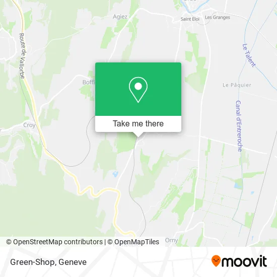 Green-Shop map