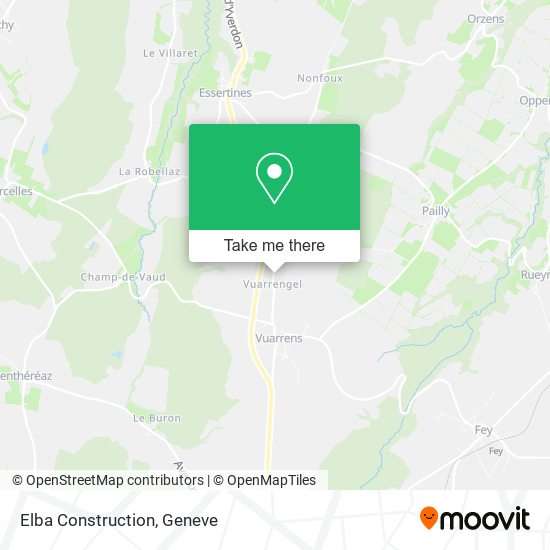 Elba Construction map