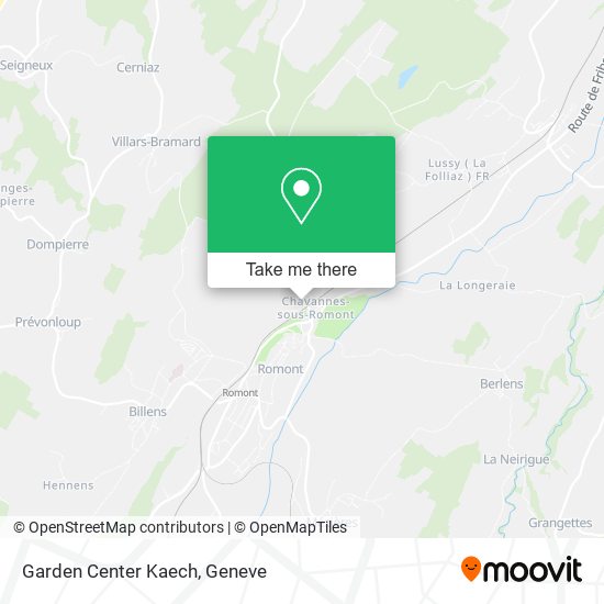 Garden Center Kaech map