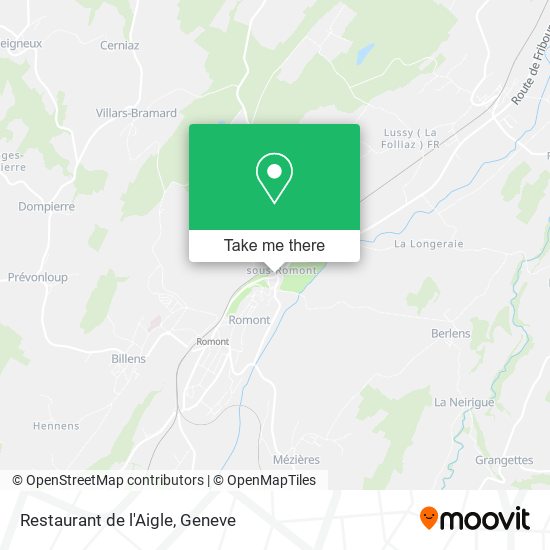 Restaurant de l'Aigle map