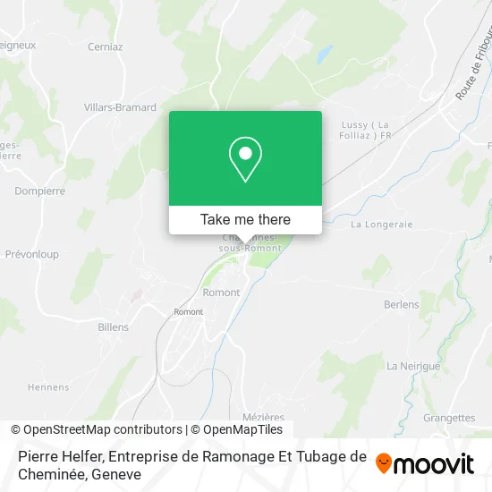 Pierre Helfer, Entreprise de Ramonage Et Tubage de Cheminée map
