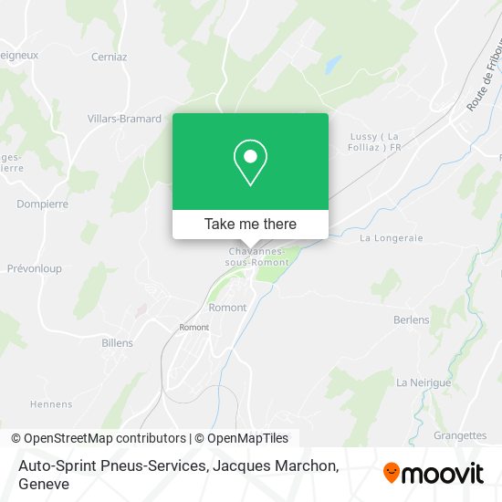Auto-Sprint Pneus-Services, Jacques Marchon map