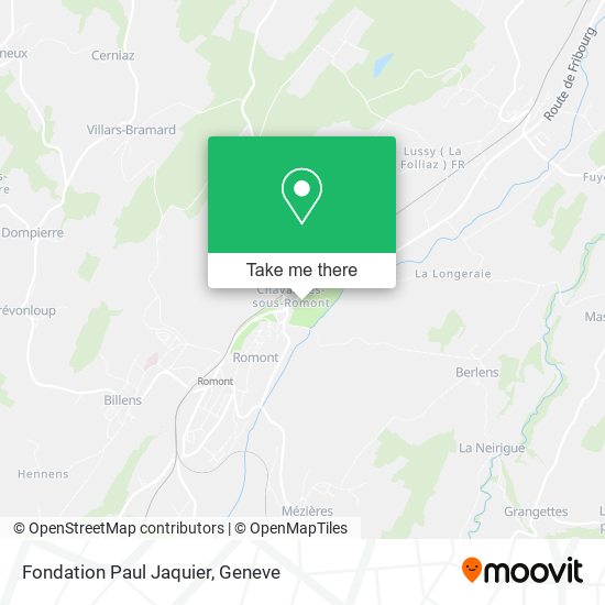 Fondation Paul Jaquier map