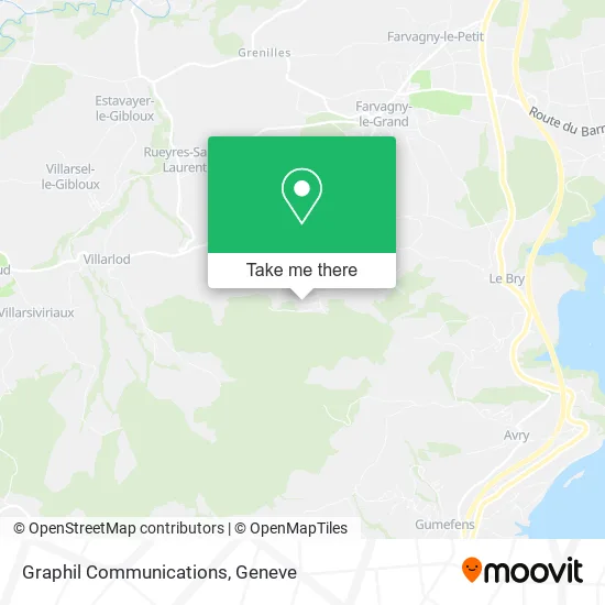 Graphil Communications map