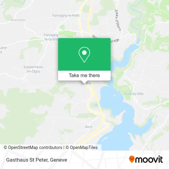 Gasthaus St Peter map