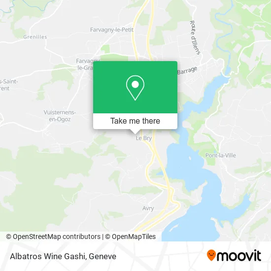 Albatros Wine Gashi map