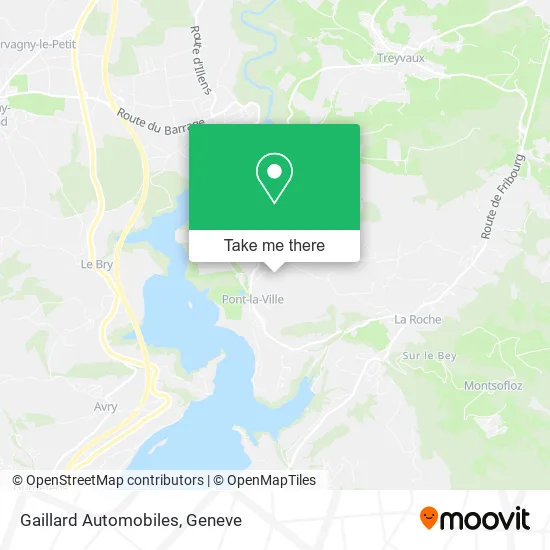 Gaillard Automobiles map