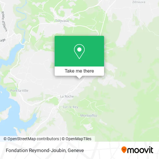 Fondation Reymond-Joubin map