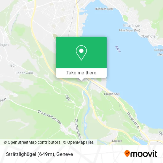 Strättlighügel (649m) map