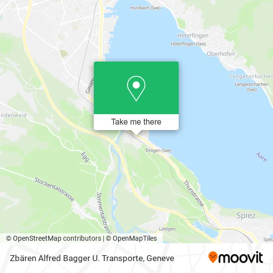 Zbären Alfred Bagger U. Transporte map