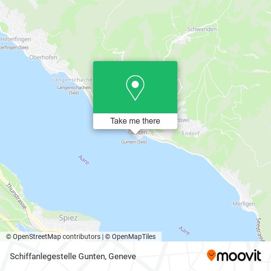 Schiffanlegestelle Gunten map