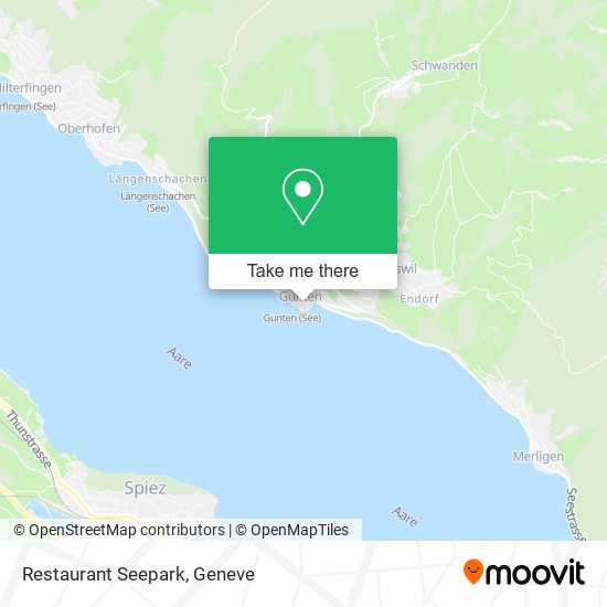 Restaurant Seepark map