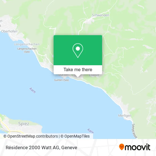 Résidence 2000 Watt AG map