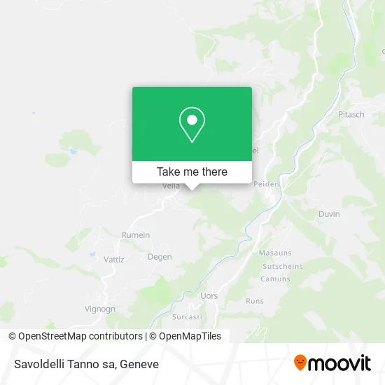 Savoldelli Tanno sa map