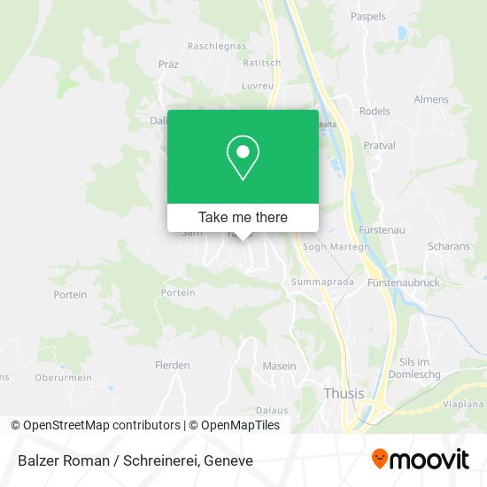 Balzer Roman / Schreinerei map