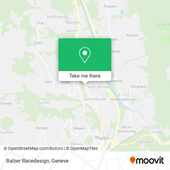 Balzer Racedesign map