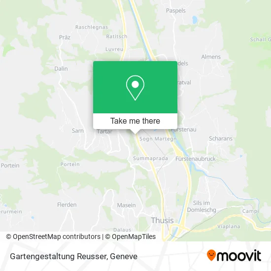 Gartengestaltung Reusser map