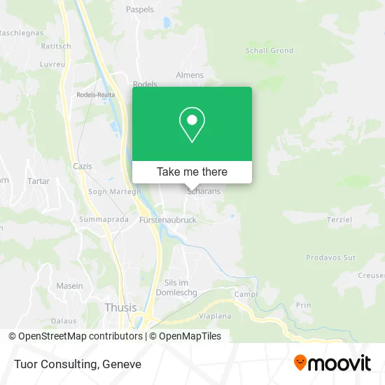 Tuor Consulting map