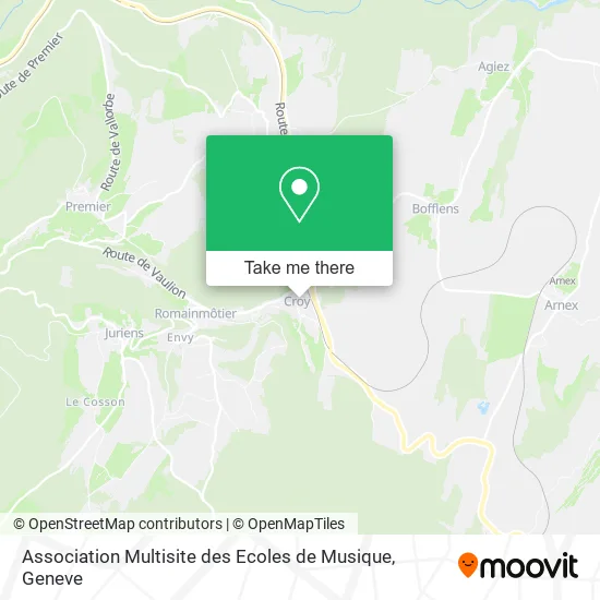 Association Multisite des Ecoles de Musique map