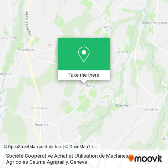 Société Coopérative Achat et Utilisation de Machines Agricoles Cauma Agripailly map