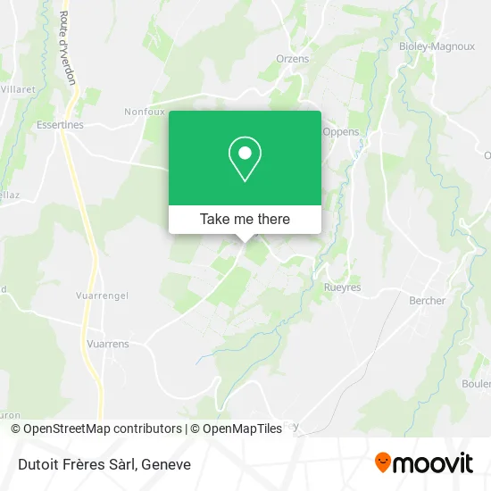 Dutoit Frères Sàrl map