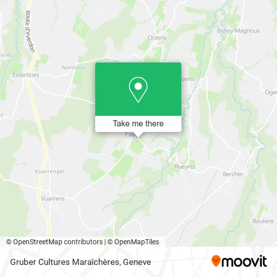 Gruber Cultures Maraîchères map