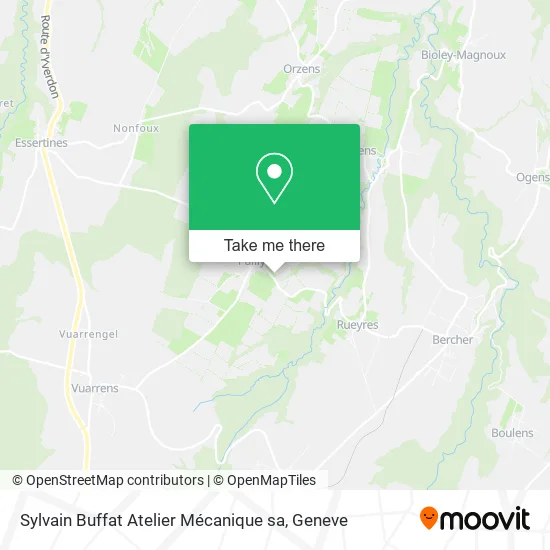 Sylvain Buffat Atelier Mécanique sa map