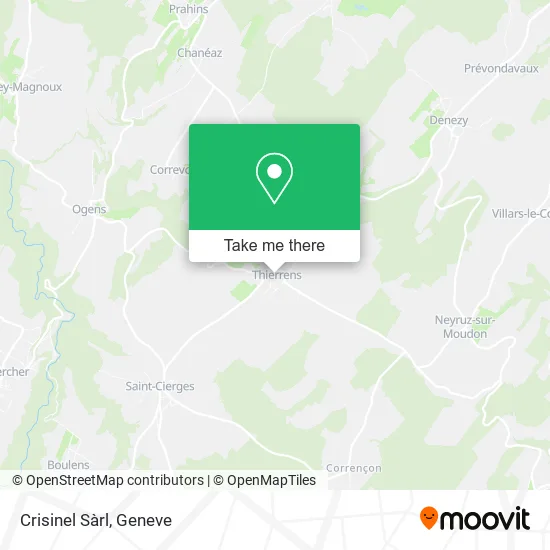 Crisinel Sàrl map