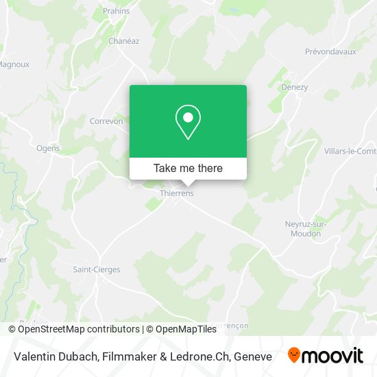 Valentin Dubach, Filmmaker & Ledrone.Ch map